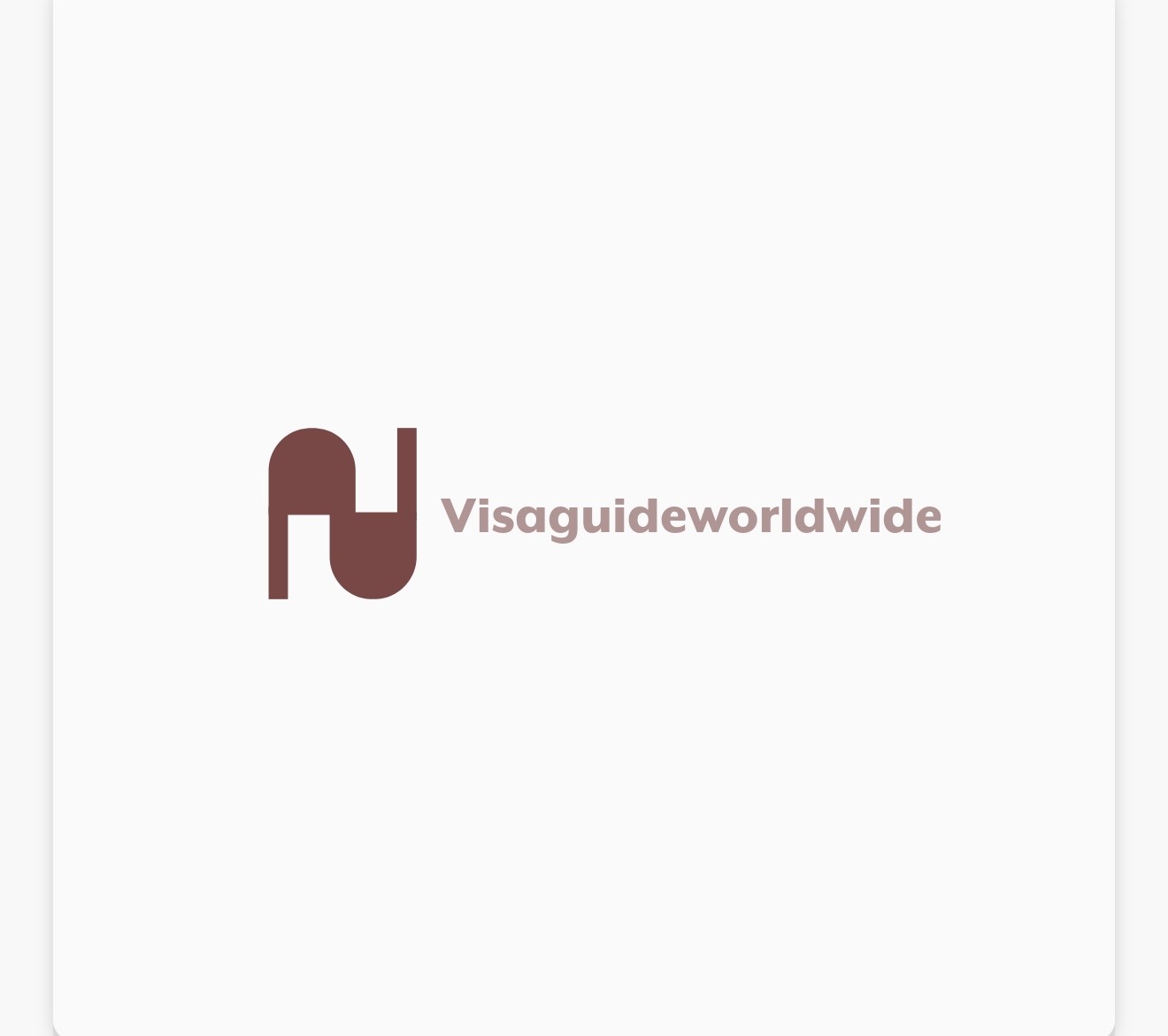 VISAGUIDEWORLDWIDE
